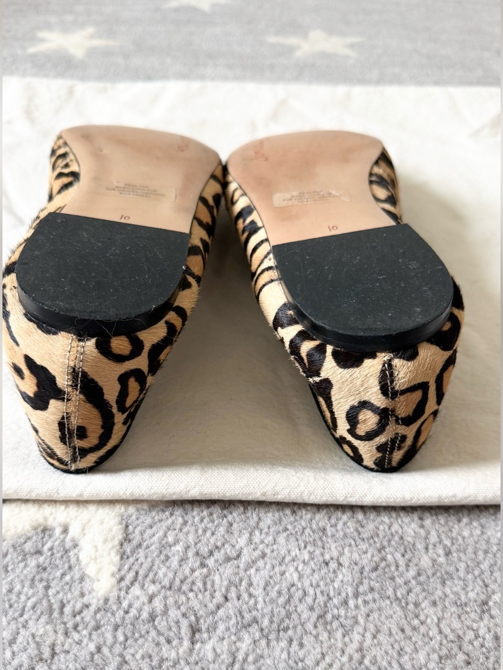 SAM EDELMAN Felicia Calf Hair Ballet Flats
in New Tan Leopard Size 10 - Picture 7 of 9